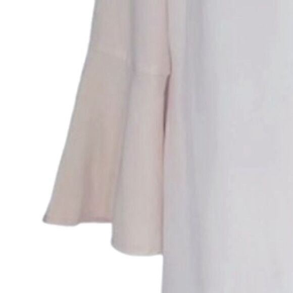 Club Monaco Larchye Ivory Flare Sleeve Shift  lined Sake Dress sz 6 - Picture 8 of 8